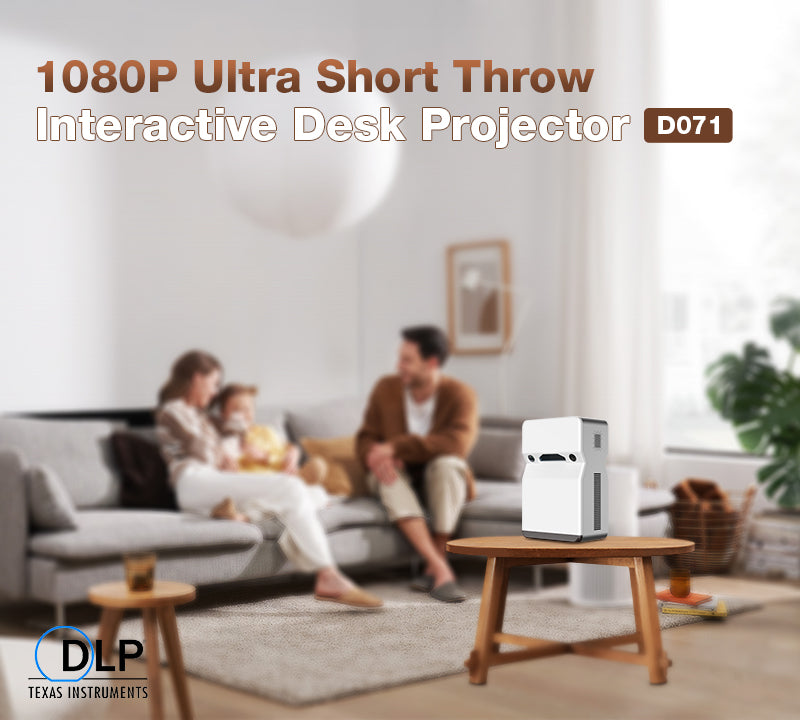 D071 1080P Ultra Short Throw Interactive Desk Projector